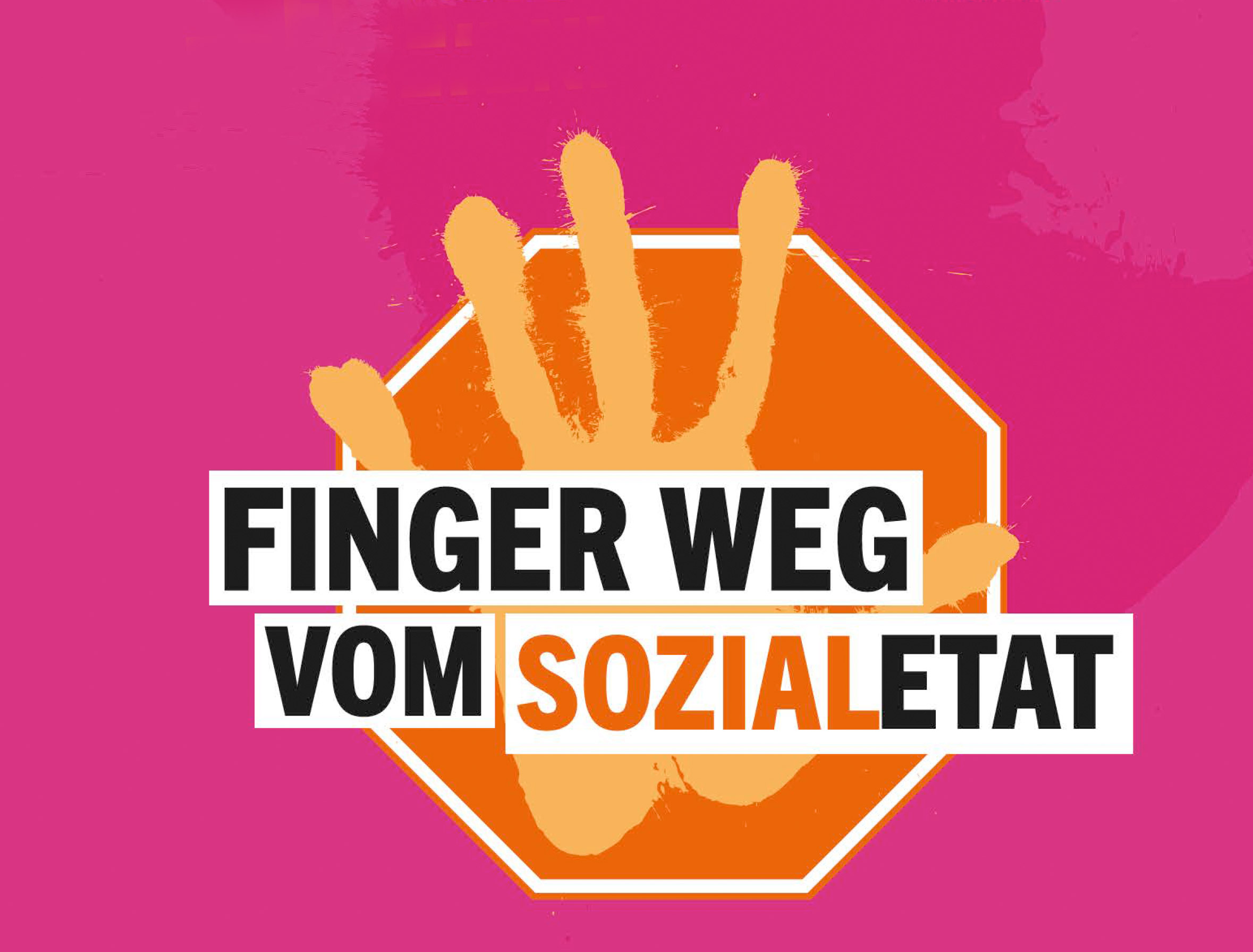 Finger weg von Sozialetat